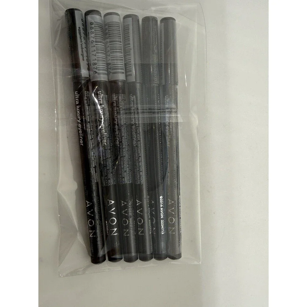 Avon Ultra Luxury Eyeliner Eggplant Set 6 Discontinued New $7 EACH, LAST ONE